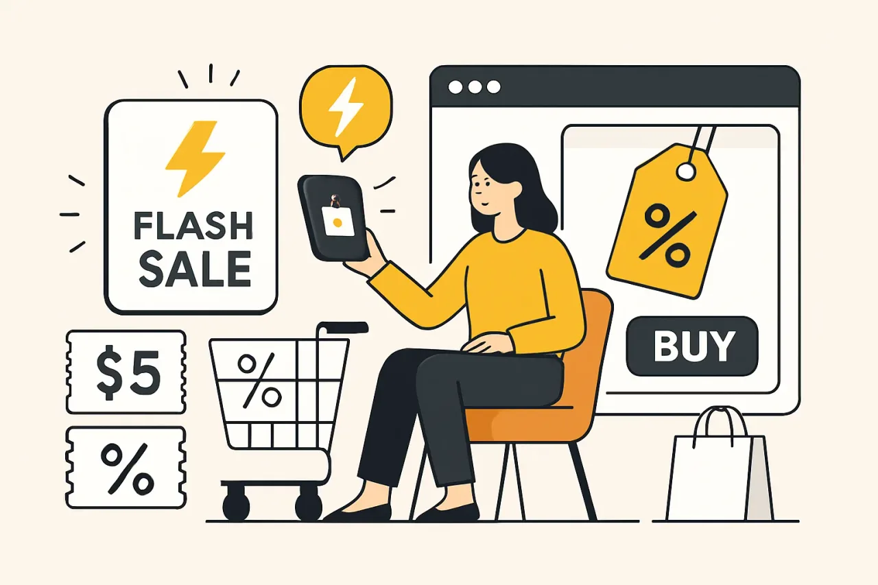 Featured image for: Mastering Flash Sale Alerts: Real-Time Savings for Busy Shoppers