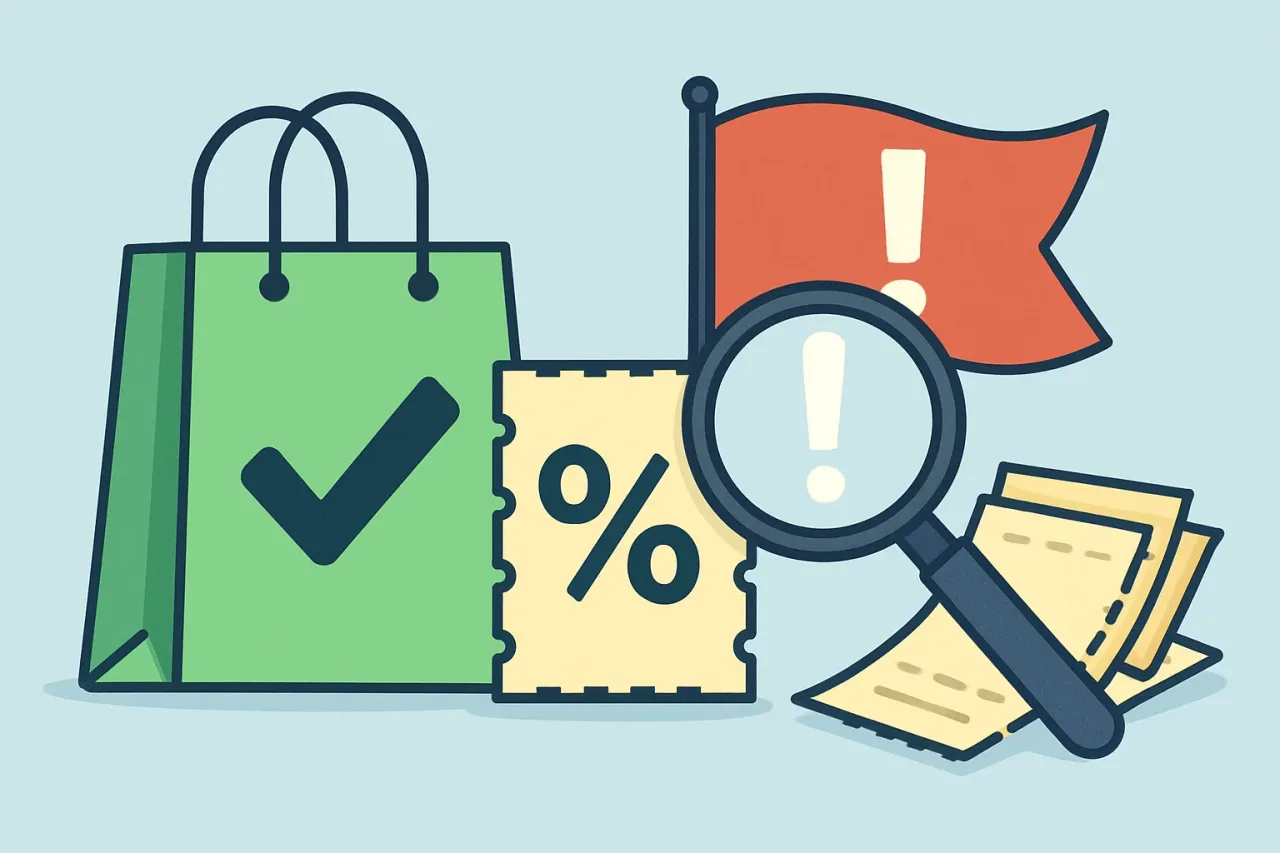 Featured image for: Spotting Smart Shopping Deals: Identify Clear Coupon Red Flags and Green Lights