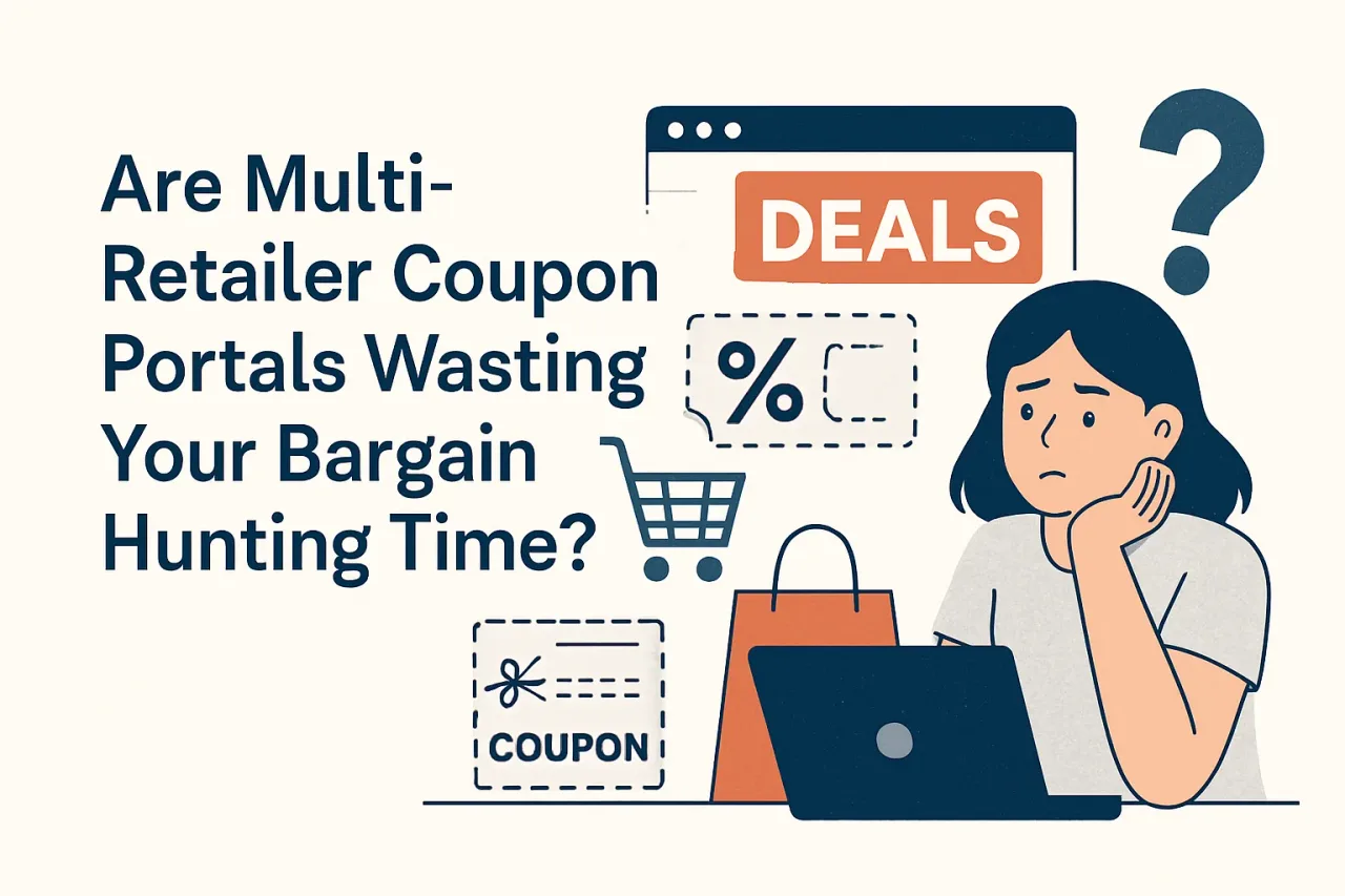 Featured image for: Are Multi-Retailer Coupon Portals Wasting Your Bargain Hunting Time?