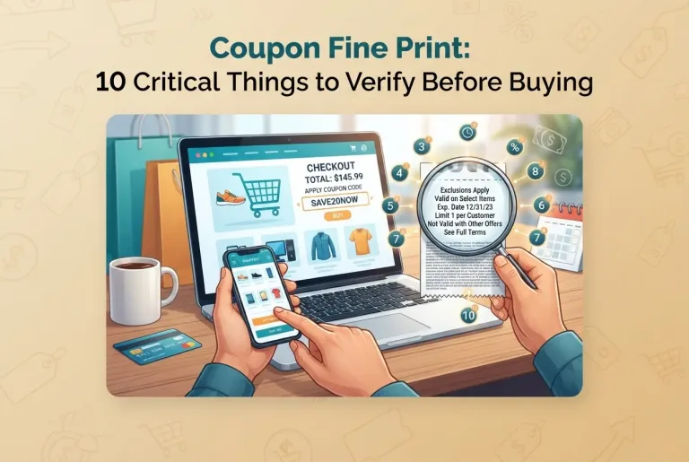 Featured image for: Coupon Fine Print: 10 Critical Things to Verify Before Buying