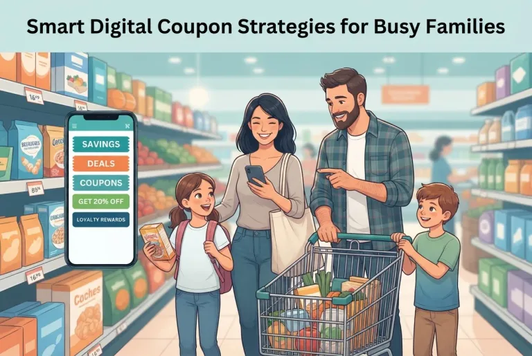 Featured image for: Smart Digital Coupon Strategies for Busy Families