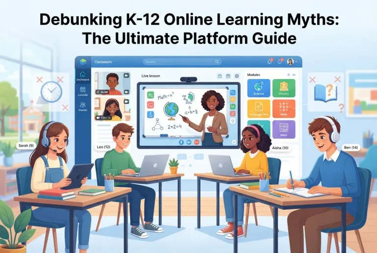 Featured image for: Debunking K-12 Online Learning Myths: The Ultimate Platform Guide