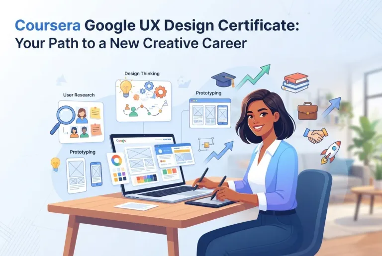 Featured image for: Coursera Google UX Design Certificate: Your Path to a New Creative Career