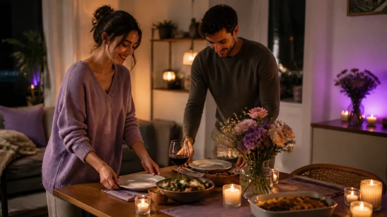 When an At-Home Date Feels More Romantic Than Going Out — editorial featured image