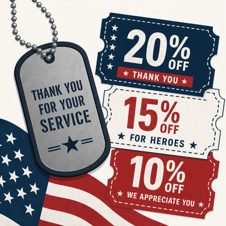 Featured: Military and Veteran Discounts Available Year Round