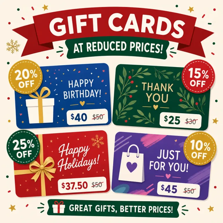 Featured: How to Buy Discounted Gift Cards and Stretch Your Budget