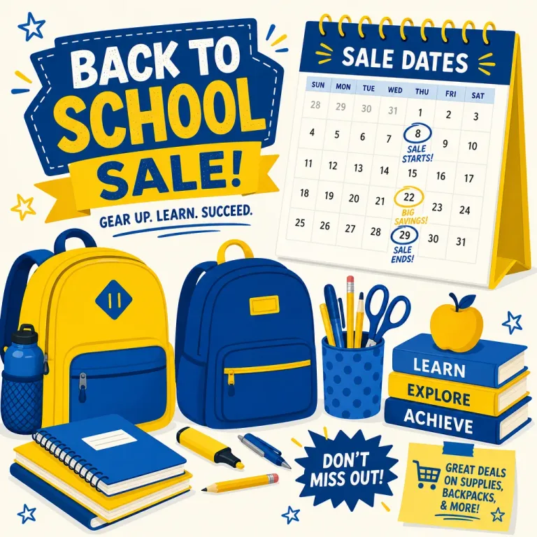 Featured: Back to School Savings Calendar for Parents and Students