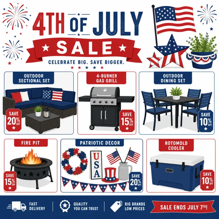 Featured: Fourth of July Outdoor Furniture and Grill Deals Guide