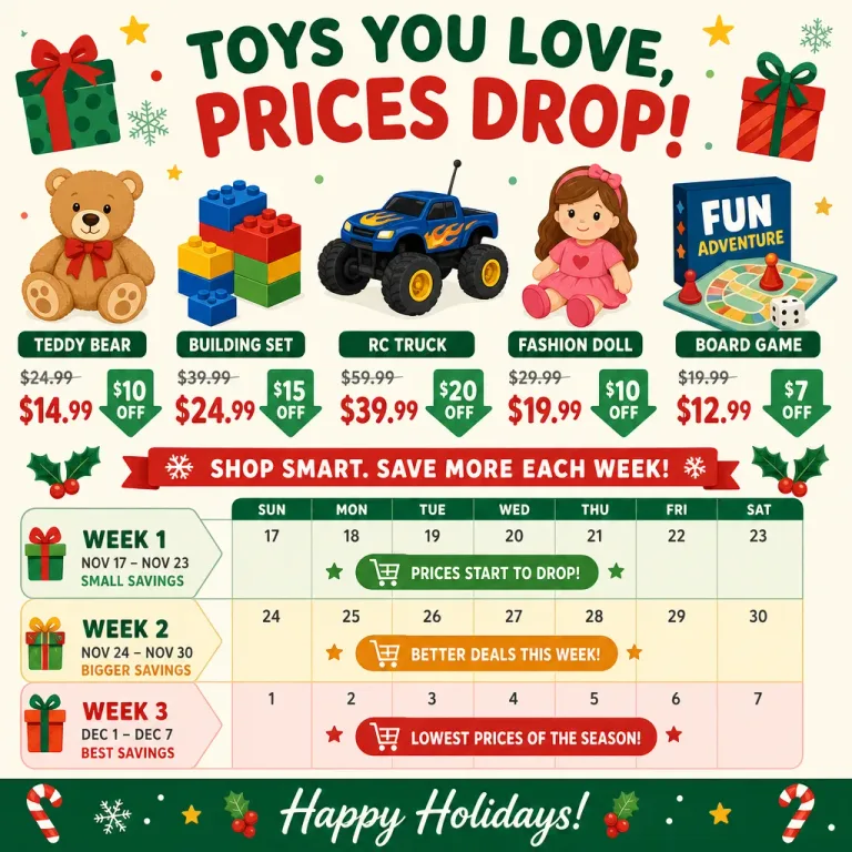 Featured: Holiday Toy Price Drops and the Best Week to Buy Gifts