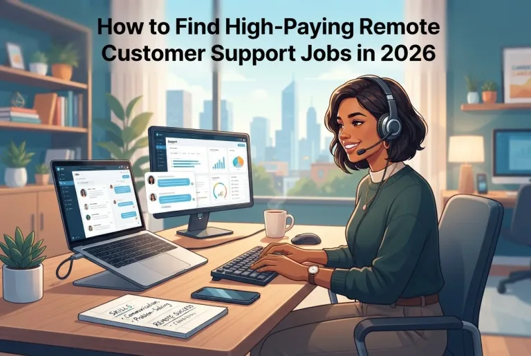 Featured image for: How to Find High-Paying Remote Customer Support Jobs in 2026