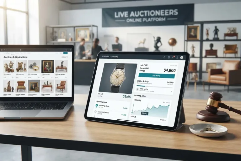 Featured image for: Unlocking Treasures with Live Auctioneers Online Platform