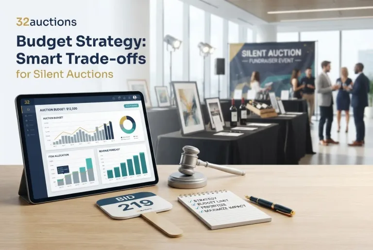 Featured image for: 32auctions Budget Strategy: Smart Trade-offs for Silent Auctions