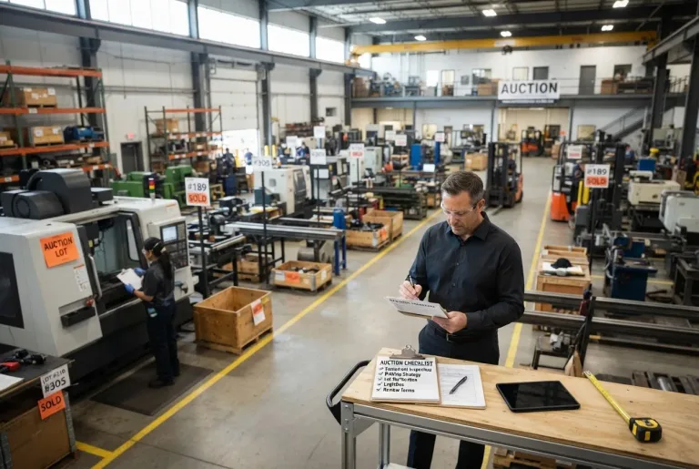 Featured image for: Factory Closure Auction Checklist: How to Avoid Costly Bidding Mistakes