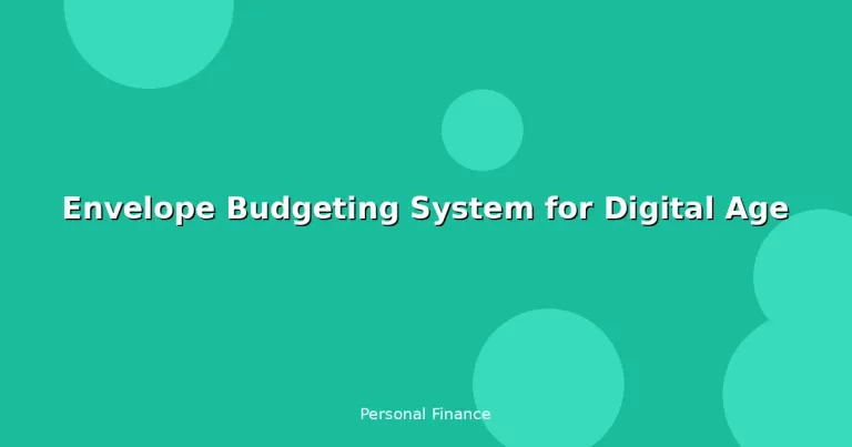 Featured: Envelope Budgeting System for Digital Age