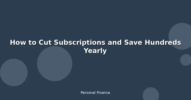 Featured: How to Cut Subscriptions and Save Hundreds Yearly