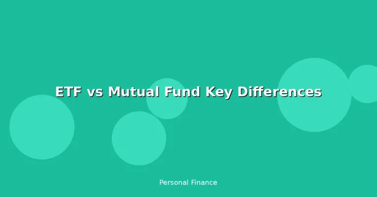 Featured: ETF vs Mutual Fund Key Differences