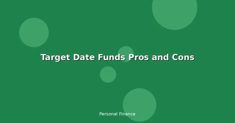 Featured: Target Date Funds Pros and Cons