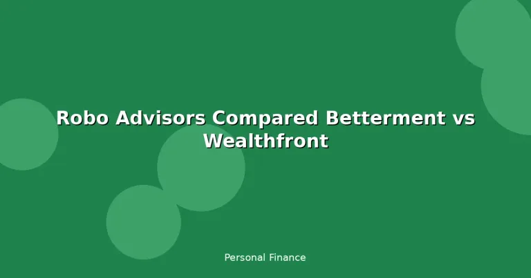 Featured: Robo Advisors Compared Betterment vs Wealthfront