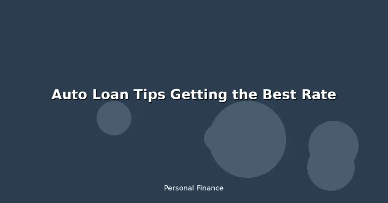 Featured: Auto Loan Tips Getting the Best Rate