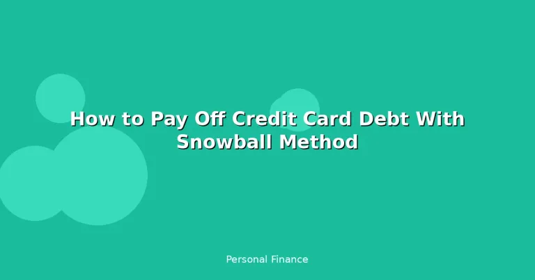 Featured: How to Pay Off Credit Card Debt With Snowball Method