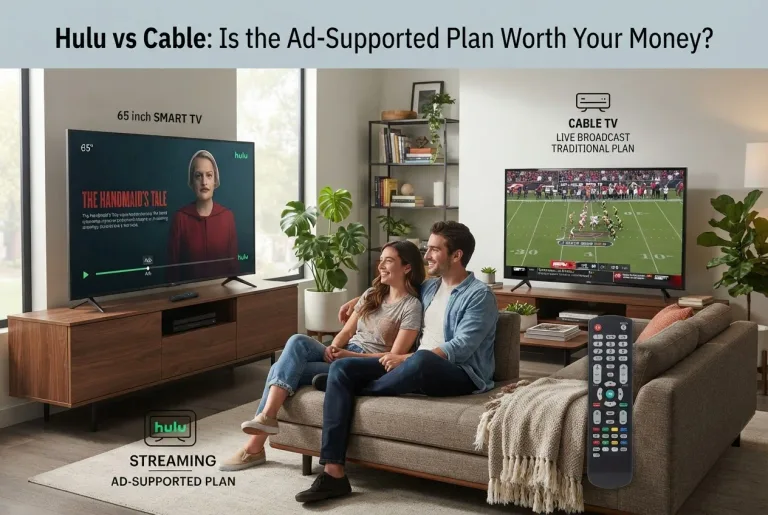 Featured image for: Hulu vs Cable: Is the Ad-Supported Plan Worth Your Money?