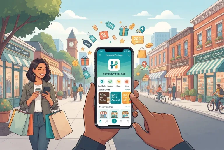 Featured image for: HometownFirst App: Discover Local Shopping Deals & Coupons