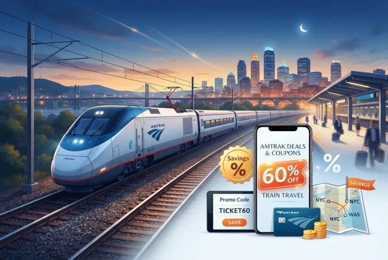 Featured image for: Amtrak Deals & Coupons: How to Save Up to 60% on Train Travel