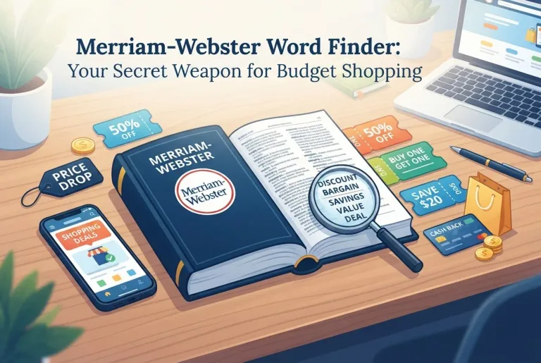 Featured image for: Merriam-Webster Word Finder: Your Secret Weapon for Budget Shopping