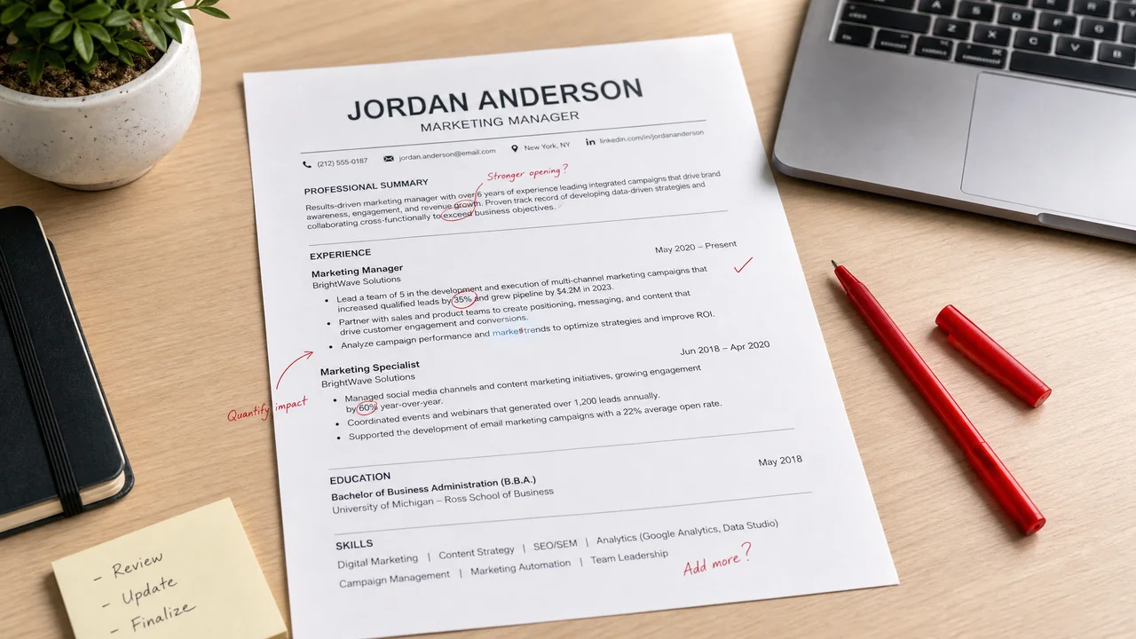Resume Summary Examples That Hook Recruiters in Five Seconds