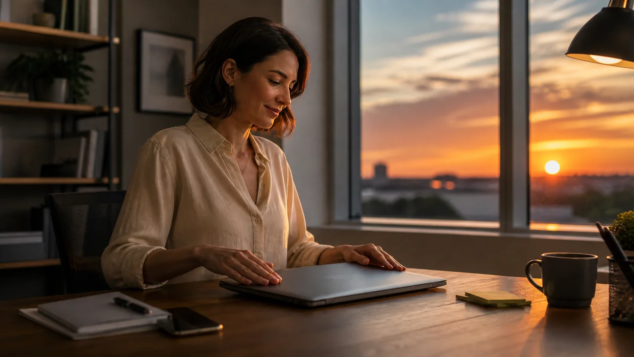 End of Day Routines That Prevent Work From Following You Home