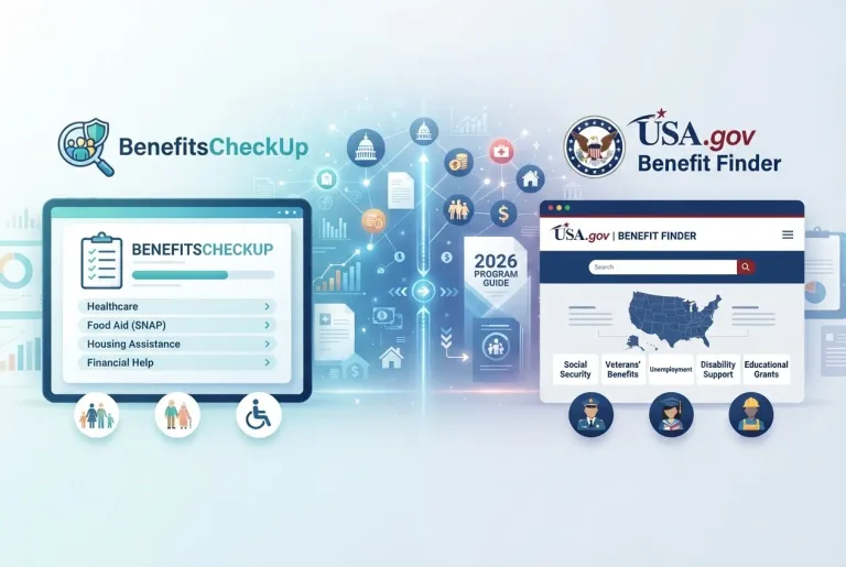 Featured image for: BenefitsCheckUp vs USA.gov Benefit Finder: 2026 Program Guide