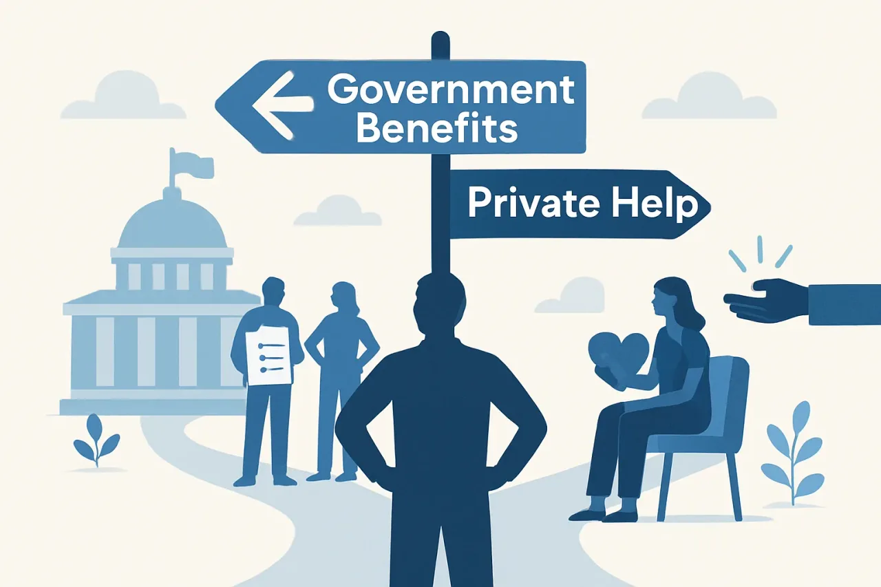 Featured image for: Choosing Government Benefits or Private Help: Making the Right Support Decision