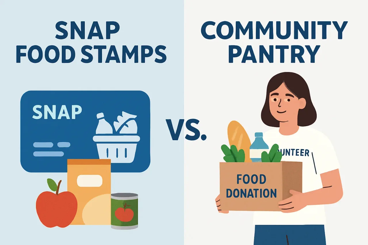 Featured image for: Comparing SNAP Food Stamps With Community Pantry Alternatives: Which Helps More?