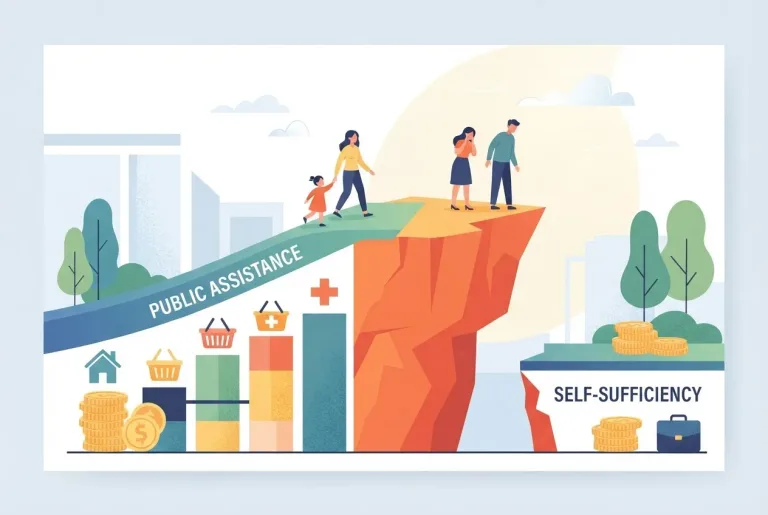 Featured image for: Unveiling the Benefit Cliff: Cruel Realities of Public Assistance