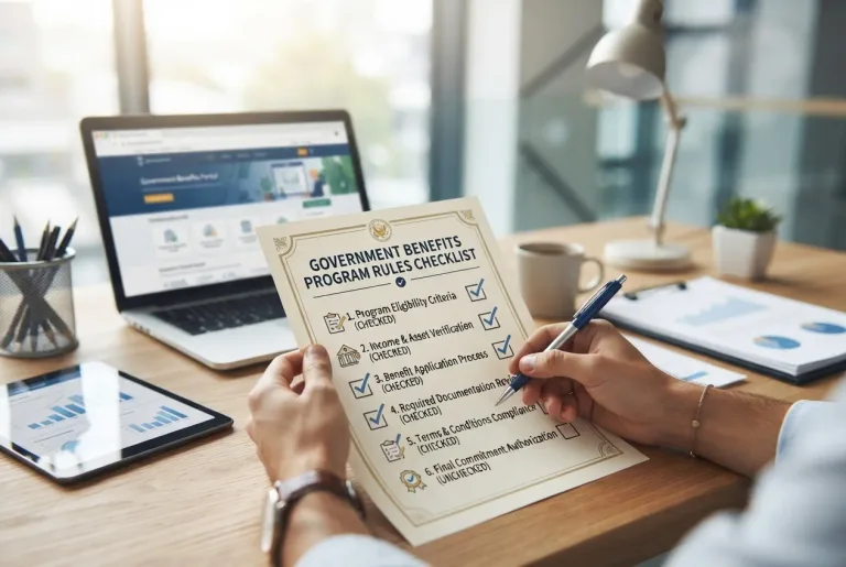 Featured image for: Government Benefits Checklist: Verify Program Rules Before Committing