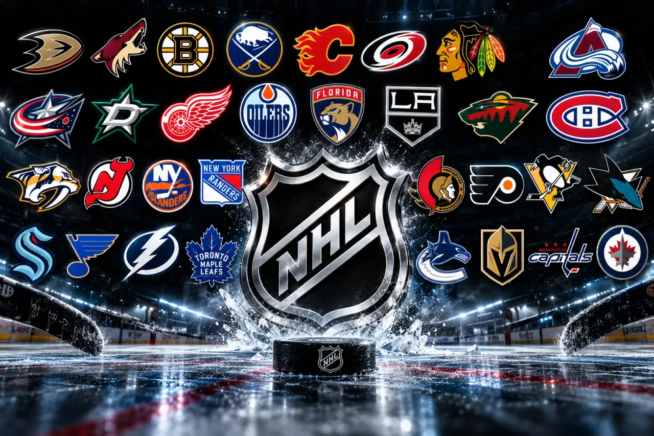 Colagem Cinemática da NHL no Gelo