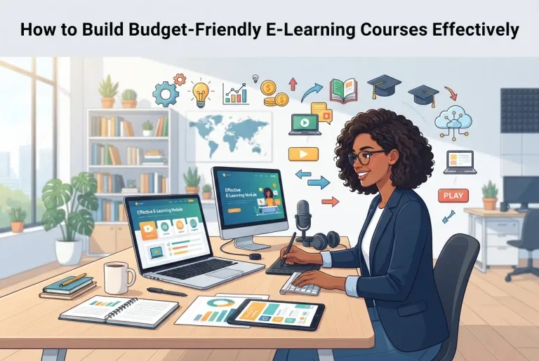 Featured image for: How to Build Budget-Friendly E-Learning Courses Effectively
