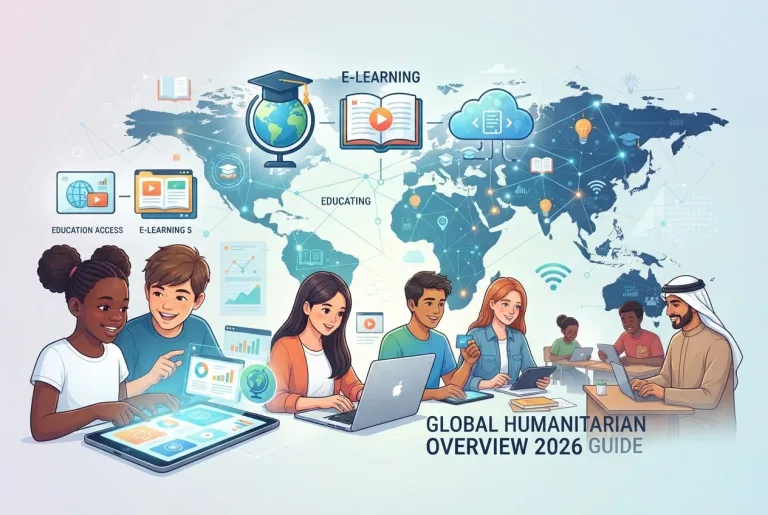 Featured image for: Global Humanitarian Overview 2026: E-Learning and Education Guide