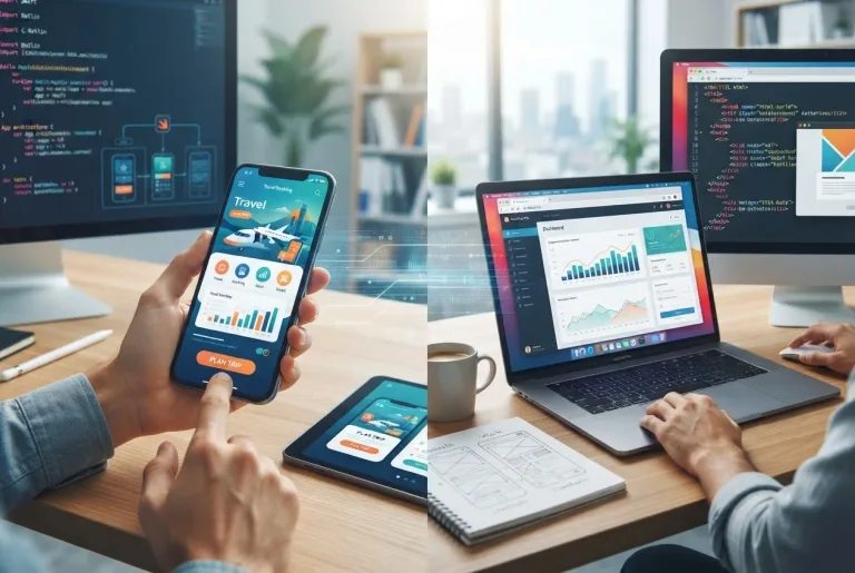 Featured image for: Mobile App vs Web: When Does Your Project Need a Dedicated App?