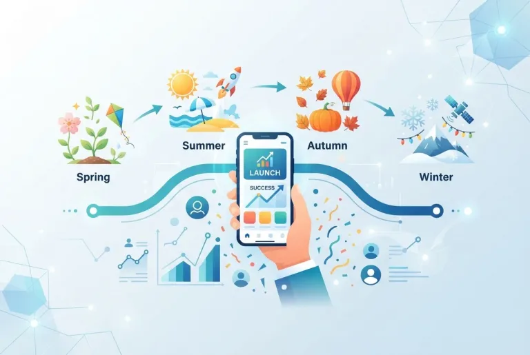 Featured image for: Timing Your Mobile App Launch: Seasonal Strategies for Success