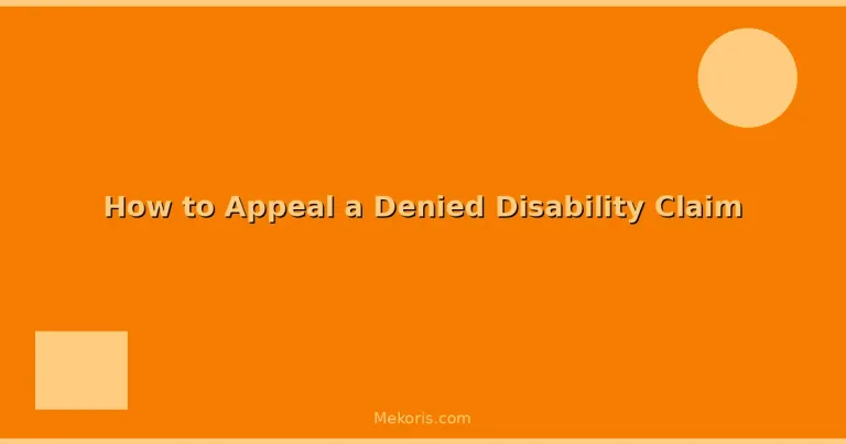 Featured: How to Appeal a Denied Disability Claim