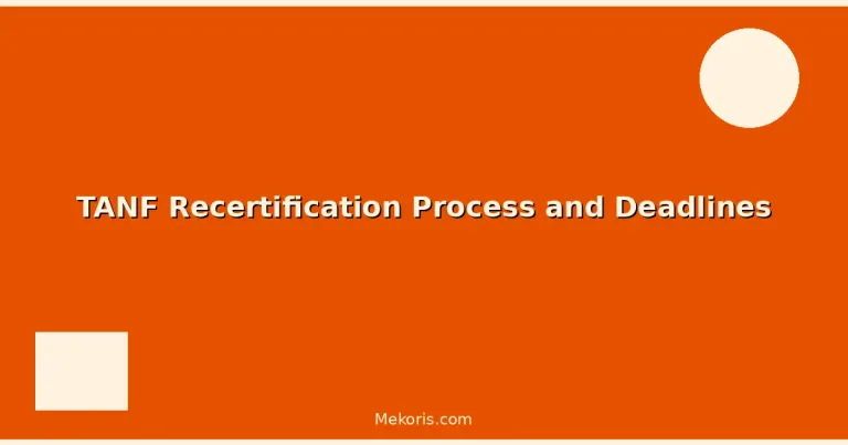 Featured: TANF Recertification Process and Deadlines