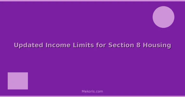 Featured: Updated Income Limits for Section 8 Housing