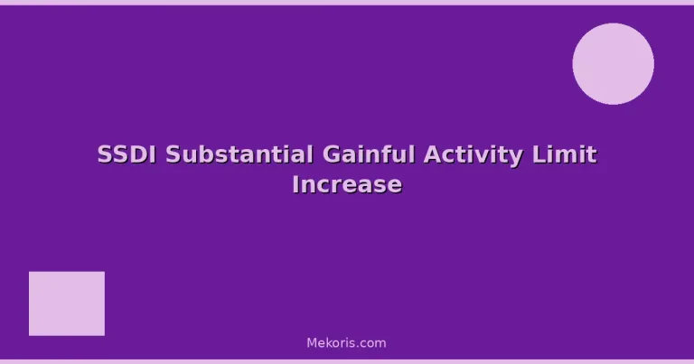 Featured: SSDI Substantial Gainful Activity Limit Increase