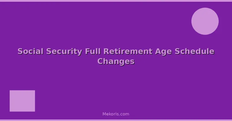 Featured: Social Security Full Retirement Age Schedule Changes