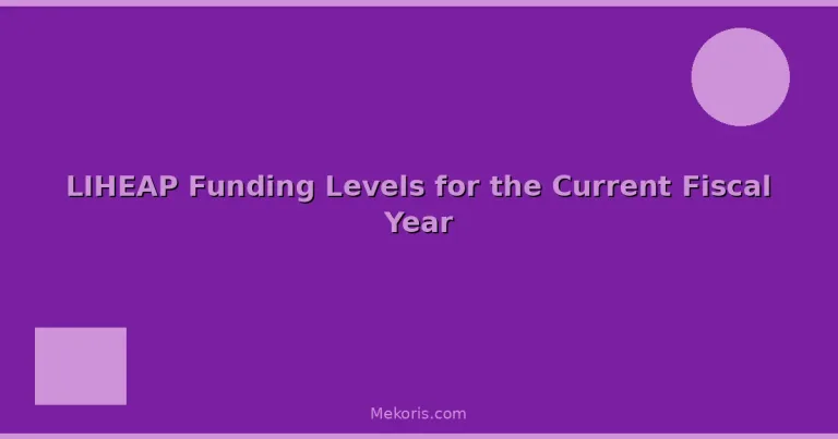 Featured: LIHEAP Funding Levels for the Current Fiscal Year