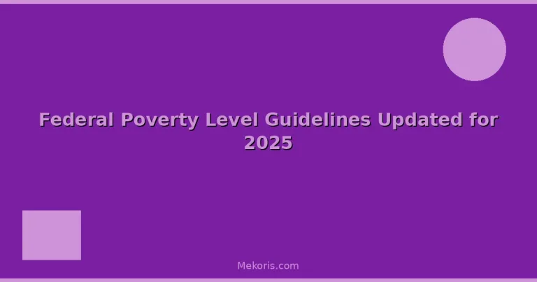 Featured: Federal Poverty Level Guidelines Updated for 2025