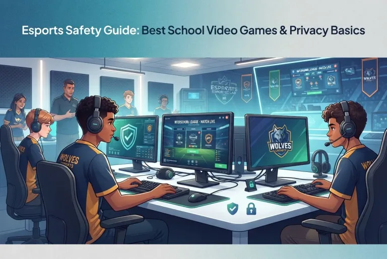 Featured image for: Esports Safety Guide: Best School Video Games & Privacy Basics
