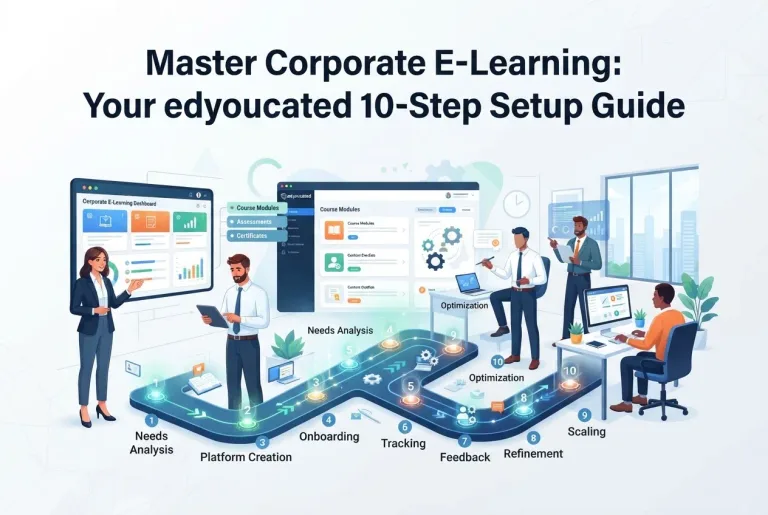 Featured image for: Master Corporate E-Learning: Your edyoucated 10-Step Setup Guide