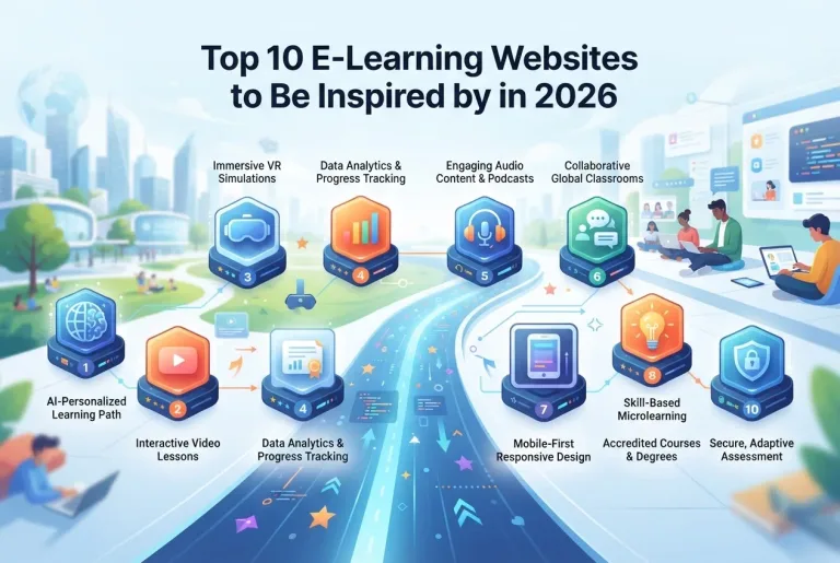 Featured image for: Top 10 E-Learning Websites to Be Inspired by in 2026